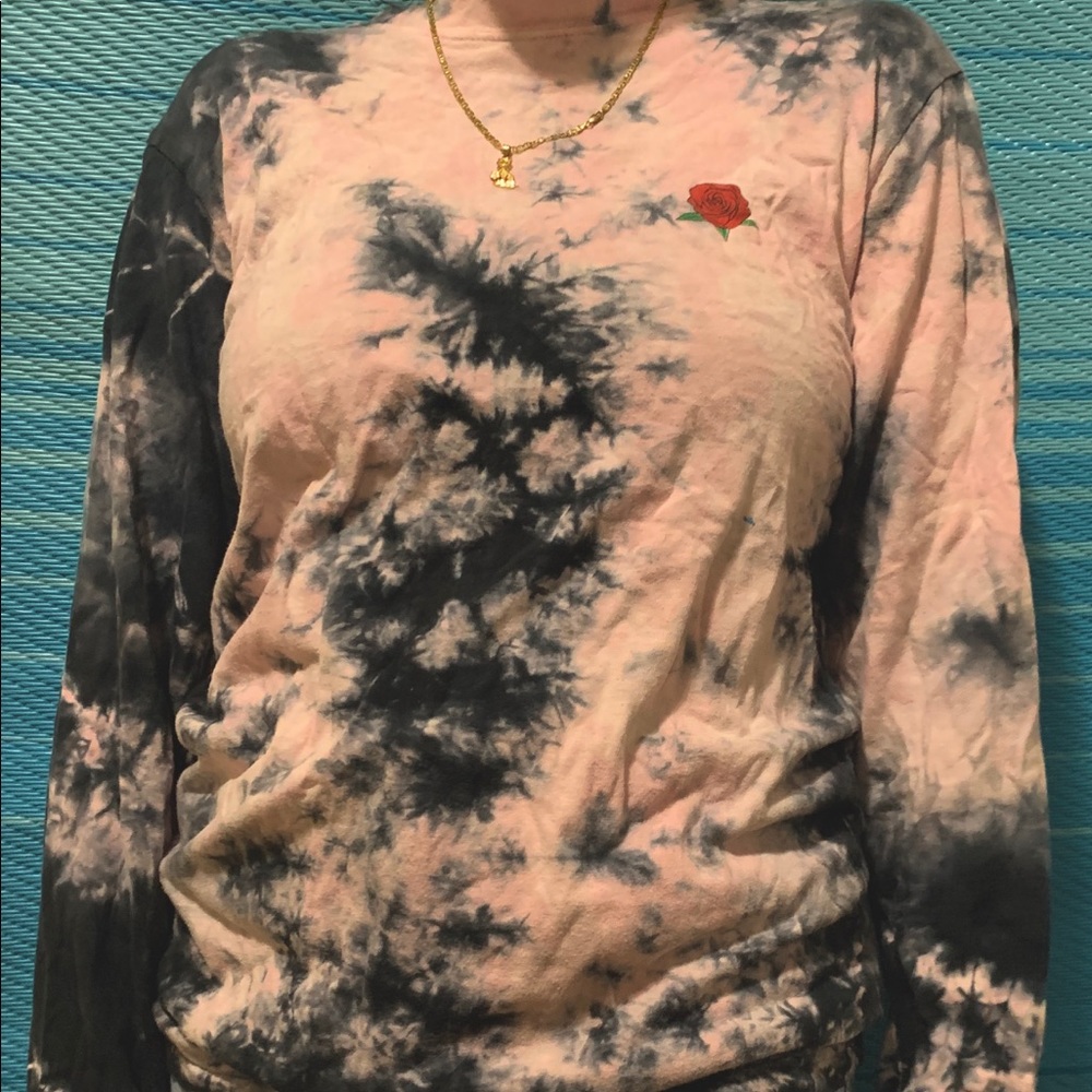 tie dye long sleeve